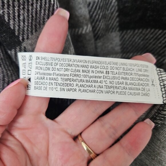 Y2k Forever 21 Sz 3X Plaid Knit Mini Dress Clueless Preppy Academia NWT - Picture 9 of 13